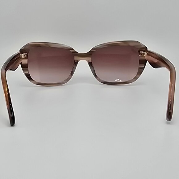 Rebecca Minkoff Lark 4/S Pink Horn Frame Pink Brown Gradient Lens Sunglasses main image 7